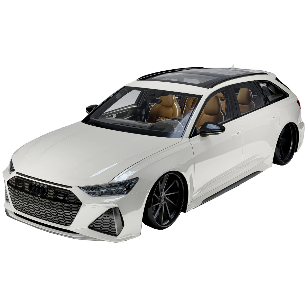Audi RS6 Avant 2024 3D Model .c4d .max .obj .3ds .fbx .stl .blend 