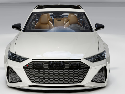 Audi RS6 Avant 2024 3D Model