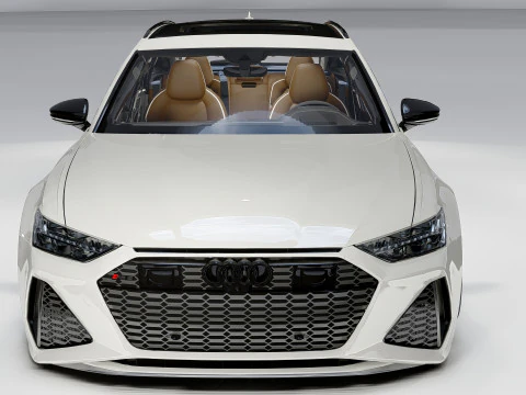 Audi RS6 Avant 2024 3D Model
