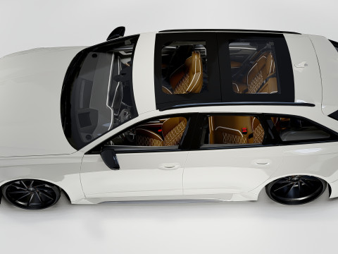 Audi RS6 Avant 2024 3D Model