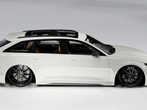 Audi RS6 Avant 2024 3D Model