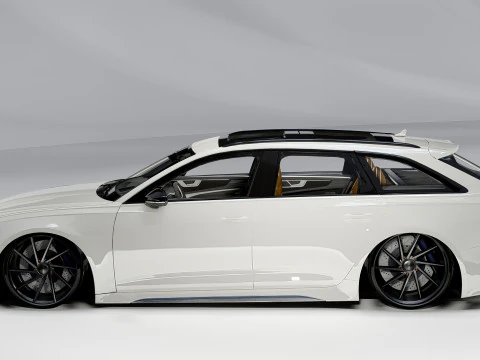 Audi RS6 Avant 2024 3D Model