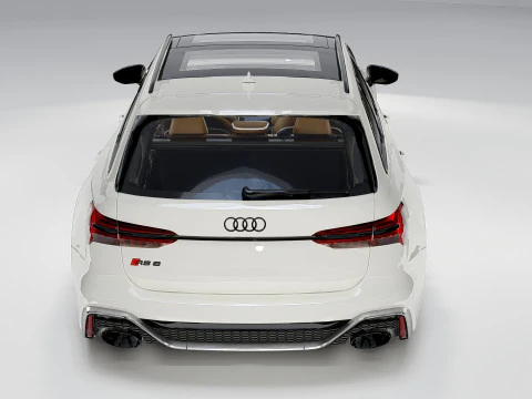 Audi RS6 Avant 2024 3D Model