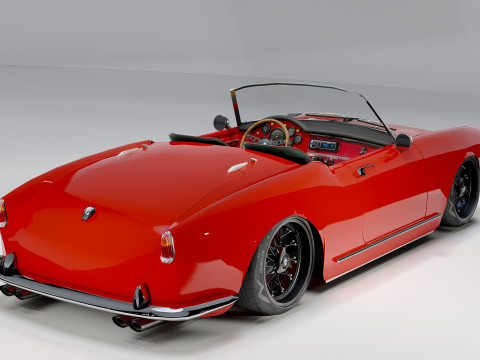Alfa Romeo Giulietta Spider 1955 Modelo 3D