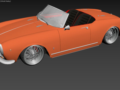 Alfa Romeo Giulietta Spider 1955 Modelo 3D
