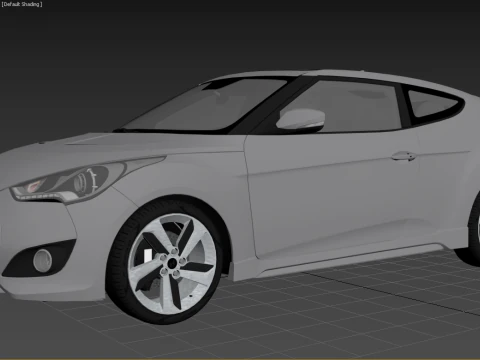 Hyundai Veloster Turbo R Spec 3D Model