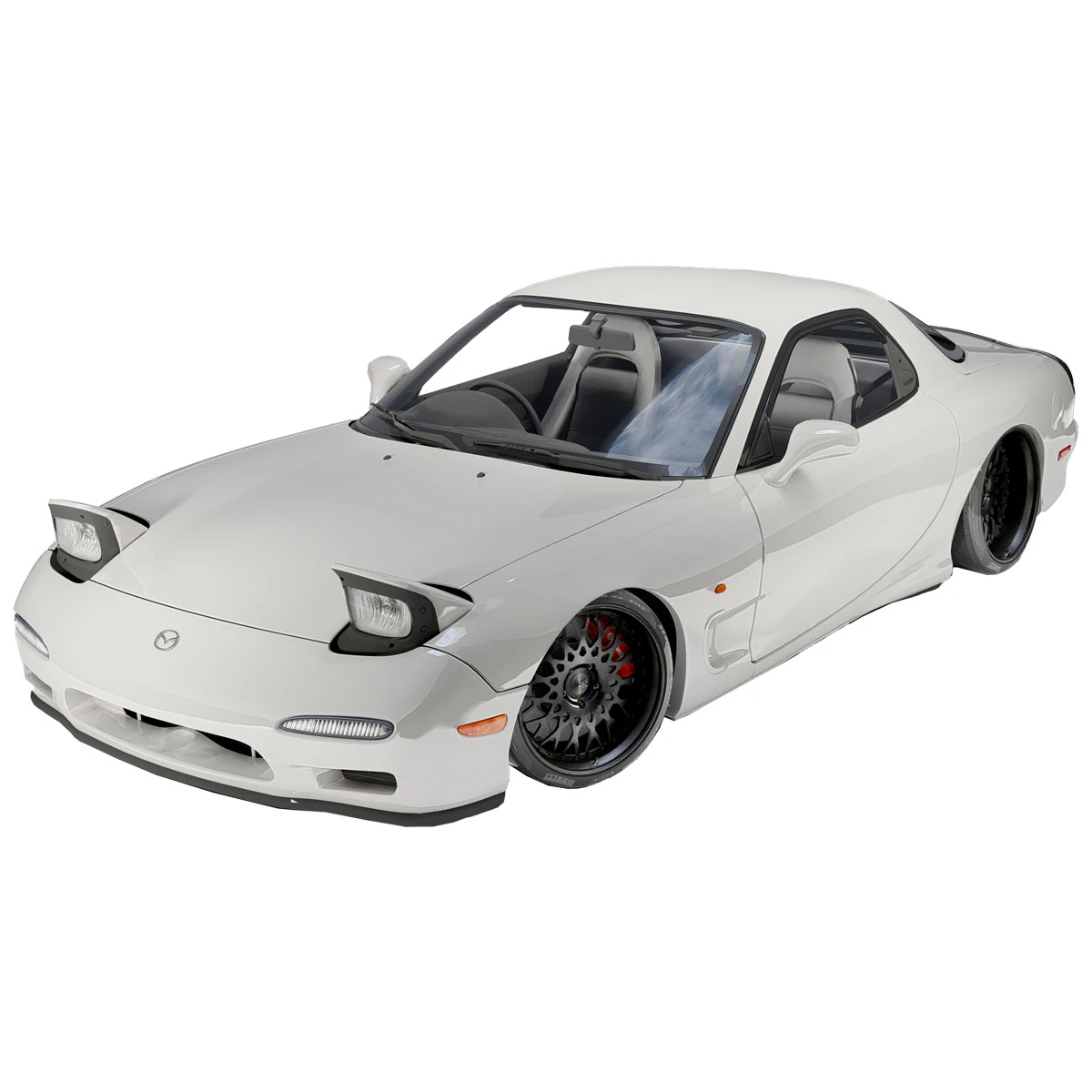 Mazda RX-7 3D Model .c4d .max .obj .3ds .fbx .stl .blend