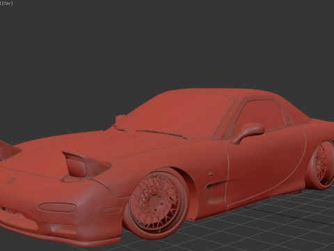 Mazda RX-7 3D मॉडल