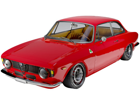 Alfa Romeo Giulia GTA 3D 模型