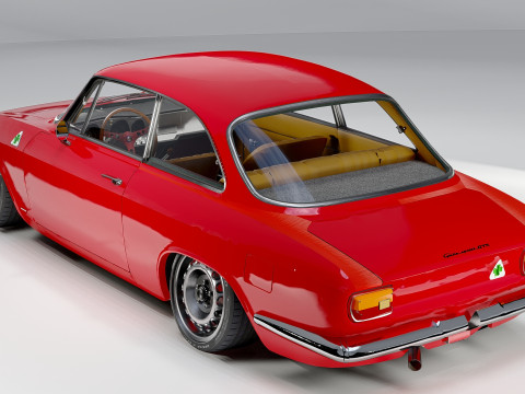 Alfa Romeo Giulia GTA 3D 모델