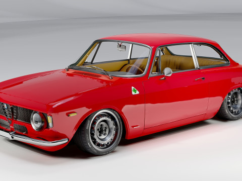 Alfa Romeo Giulia GTA 3D 모델