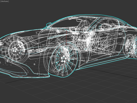 Aston Martin Vantage 3D मॉडल