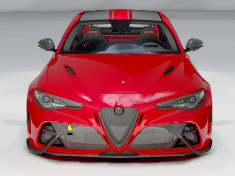 Alfa Romeo Giulia 3D Модель
