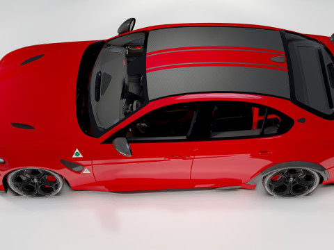 Alfa Romeo Giulia 3D Модель