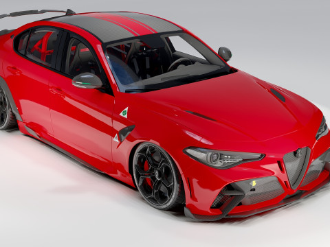 Alfa Romeo Giulia 3D Модель