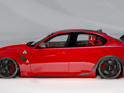Alfa Romeo Giulia 3D Модель