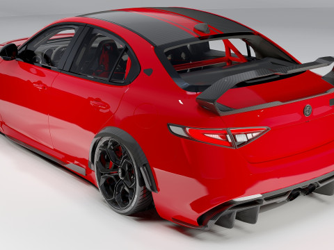 Alfa Romeo Giulia 3D Модель