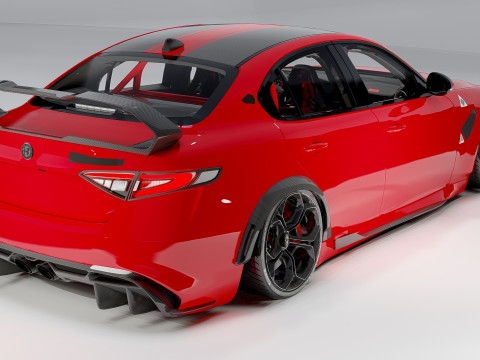 Alfa Romeo Giulia 3D Модель