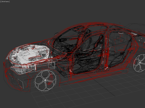 Alfa Romeo Giulia 3D Модель