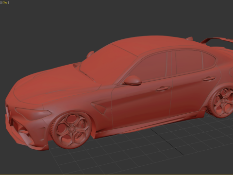 Alfa Romeo Giulia 3D Модель