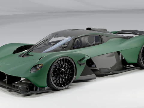 Aston Martin Valkyrie 3D Model