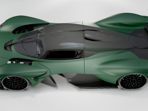 Aston Martin Valkyrie 3Dモデル