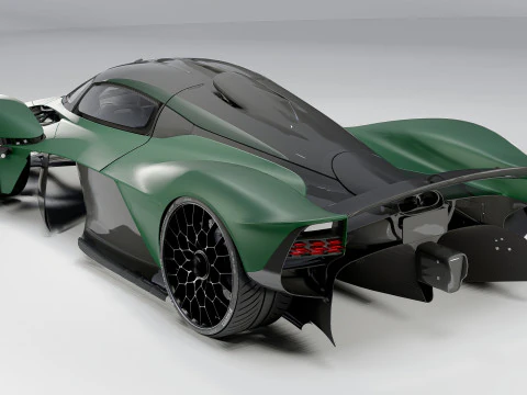 Aston Martin Valkyrie 3D Model