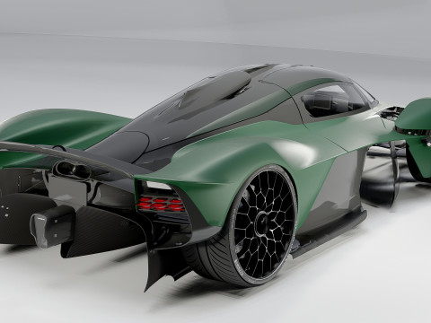 Aston Martin Valkyrie 3Dモデル