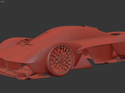 Aston Martin Valkyrie 3Dモデル