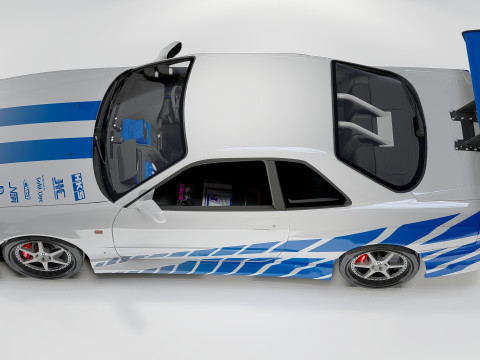 Nissan C-West Skyline GT-R 1999 3D मॉडल