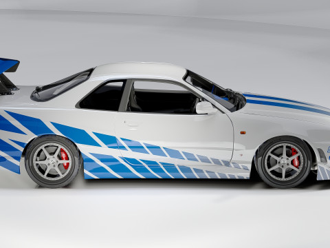 Nissan C-West Skyline GT-R 1999 3D मॉडल