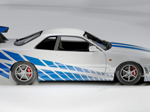 Nissan C-West Skyline GT-R 1999 3D Model