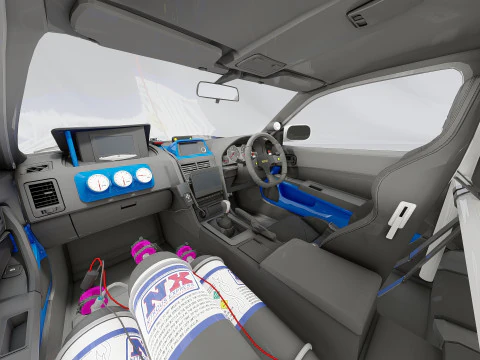 Nissan C-West Skyline GT-R 1999 3D Model