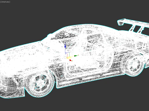 Nissan C-West Skyline GT-R 1999 3D Model