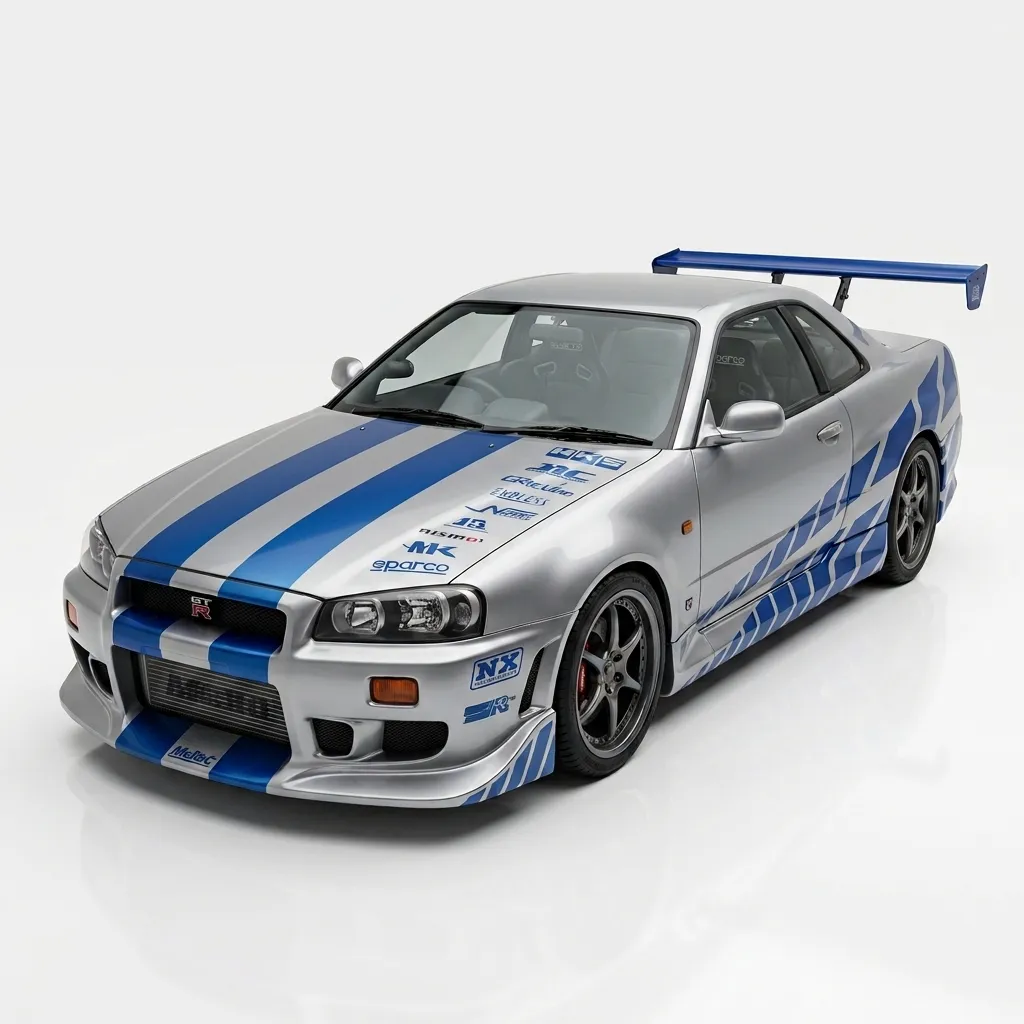 Nissan C-West Skyline GT-R 1999 3D Model .c4d .max .obj .3ds .fbx .stl .blend 