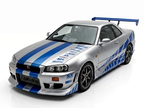 Nissan C-West Skyline GT-R 1999 3D Model