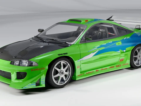 Mitsubishi Eclipse Fast Furious 3D Model
