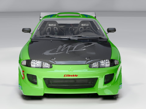 Mitsubishi Eclipse Fast Furious 3Dモデル