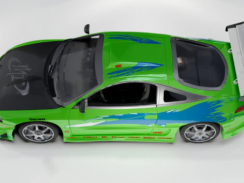 Mitsubishi Eclipse Fast Furious 3D Model