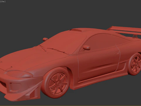 Mitsubishi Eclipse Fast Furious 3D Model