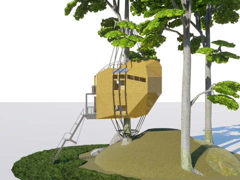 Tree House 3D Model