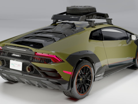 Lambo rghini Huracn Sterrato 3D 模型
