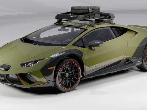 Lambo rghini Huracn Sterrato 3D 模型