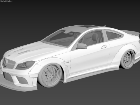 Mercedes-Benz C63 AMG Liberty Walk 2014 3D Модель