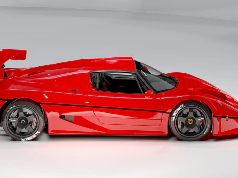 Ferrari F50 GT 1996 3D Model