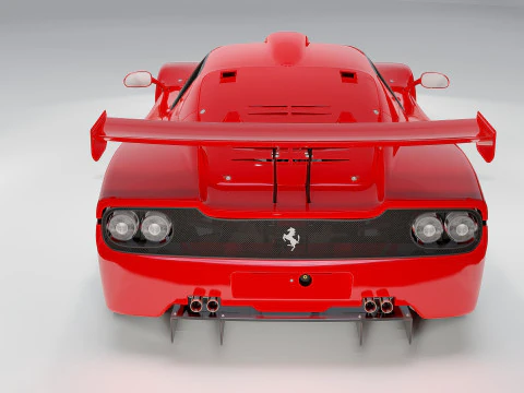 Ferrari F50 GT 1996 3D Model