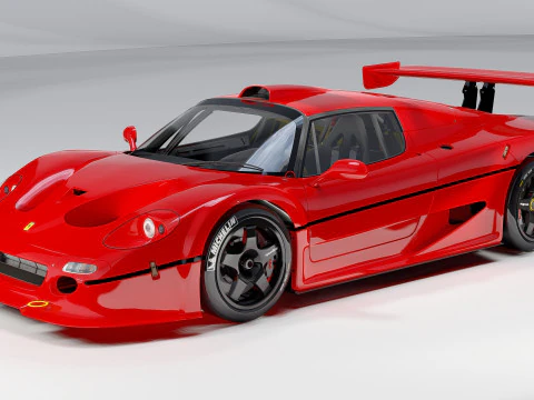 Ferrari F50 GT 1996 3D Model