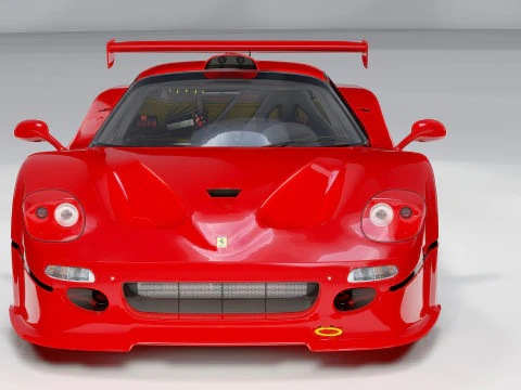 Ferrari F50 GT 1996 3D Model