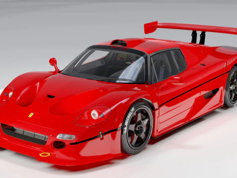 Ferrari F50 GT 1996 3D Model