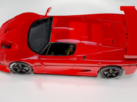 Ferrari F50 GT 1996 3D Model